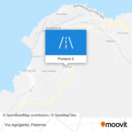 Mappa Via Agrigento