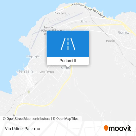 Mappa Via Udine