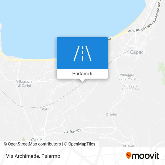 Mappa Via Archimede