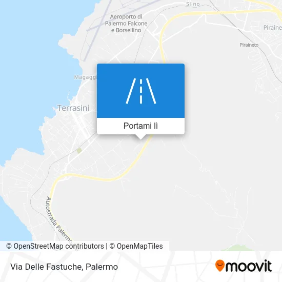 Mappa Via Delle Fastuche