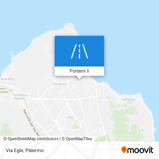Mappa Via Egle