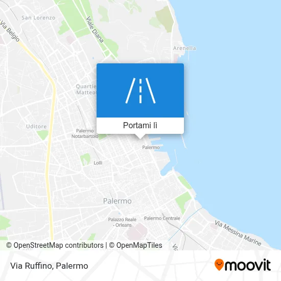 Mappa Via Ruffino