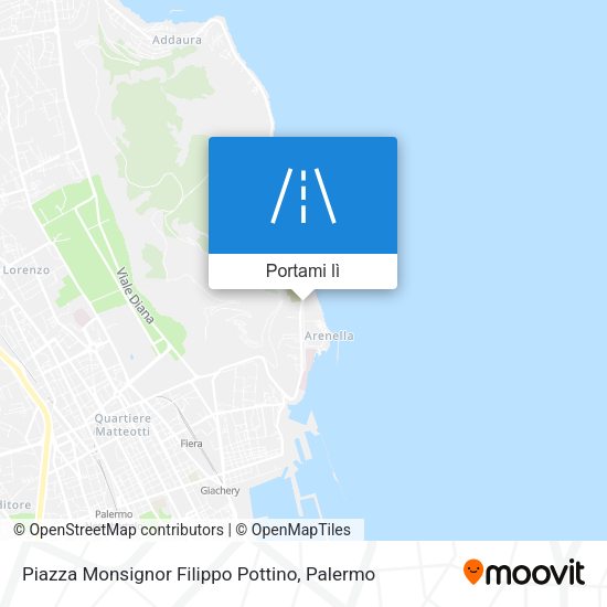 Mappa Piazza Monsignor Filippo Pottino