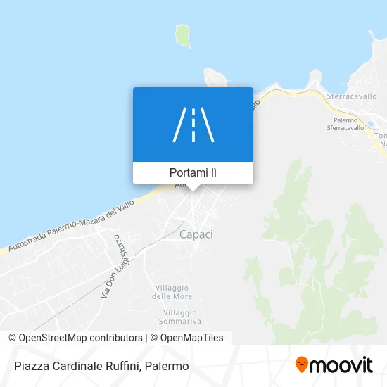 Mappa Piazza Cardinale Ruffini