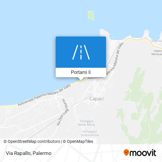 Mappa Via Rapallo