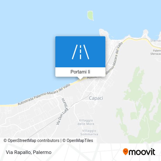 Mappa Via Rapallo