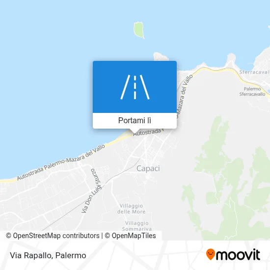 Mappa Via Rapallo