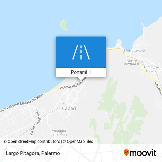 Mappa Largo Pitagora