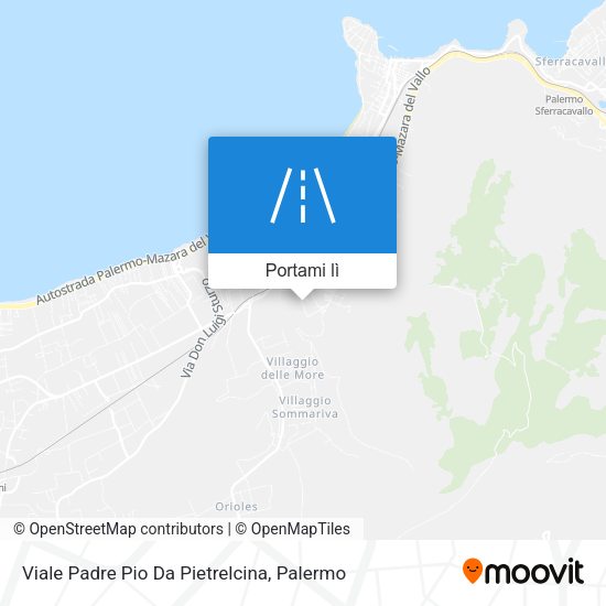 Mappa Viale Padre Pio Da Pietrelcina