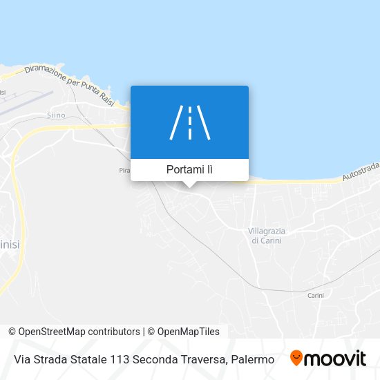 Mappa Via Strada Statale 113 Seconda Traversa