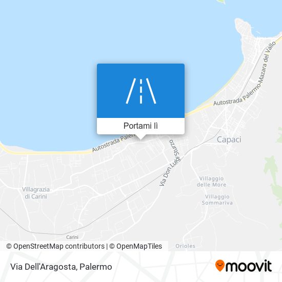 Mappa Via Dell'Aragosta