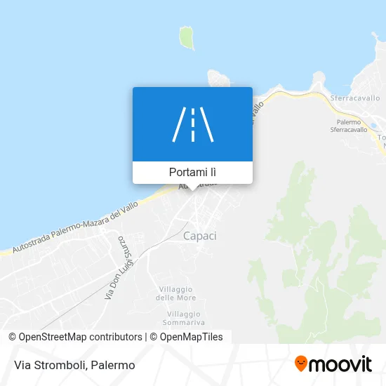 Mappa Via Stromboli