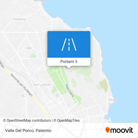 Mappa Valle Del Porco