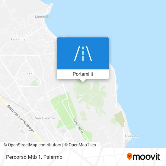 Mappa Percorso Mtb 1