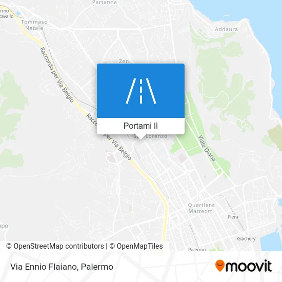 Mappa Via Ennio Flaiano