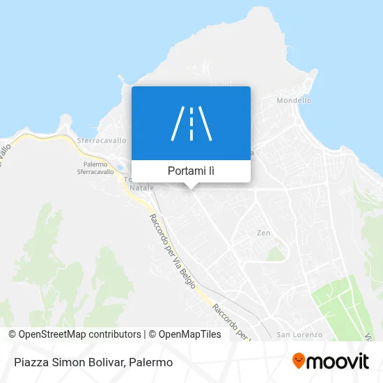 Mappa Piazza Simon Bolivar