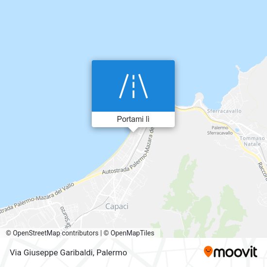 Mappa Via Giuseppe Garibaldi
