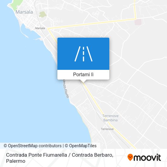 Mappa Contrada Ponte Fiumarella / Contrada Berbaro