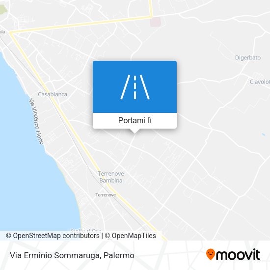Mappa Via Erminio Sommaruga