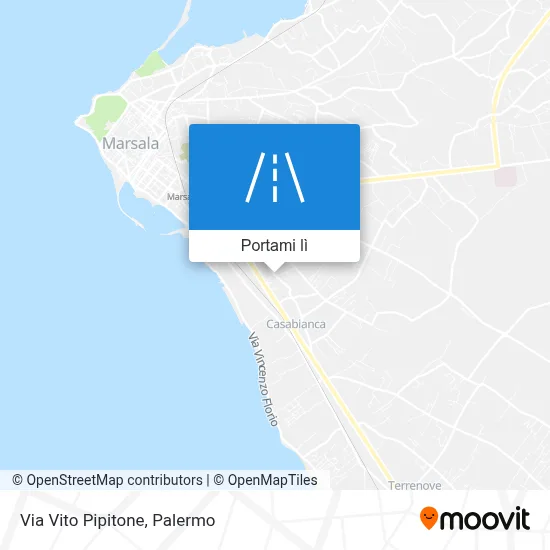 Mappa Via Vito Pipitone