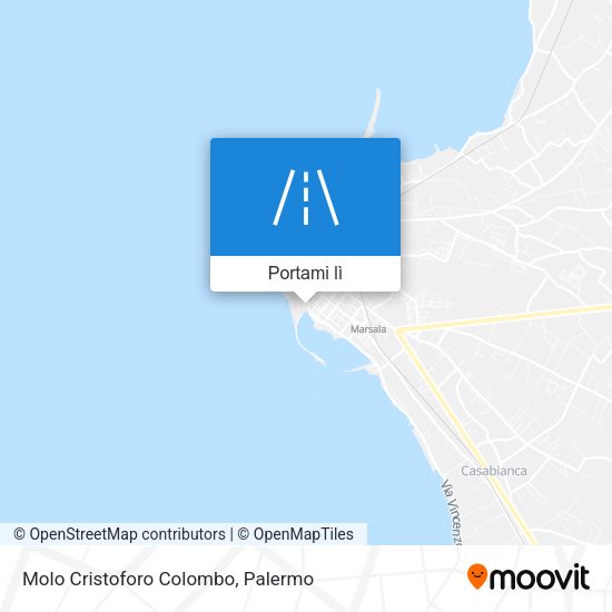 Mappa Molo Cristoforo Colombo