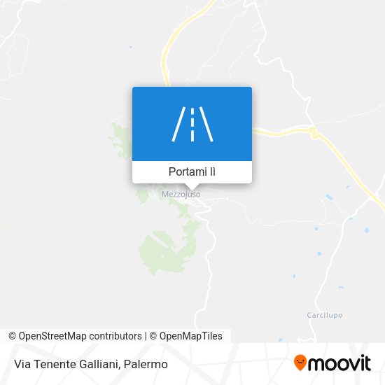 Mappa Via Tenente Galliani