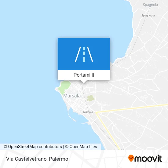 Mappa Via Castelvetrano