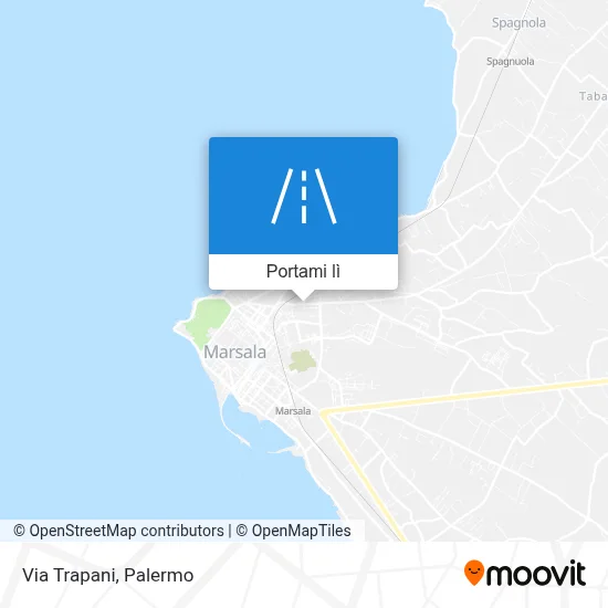 Mappa Via Trapani