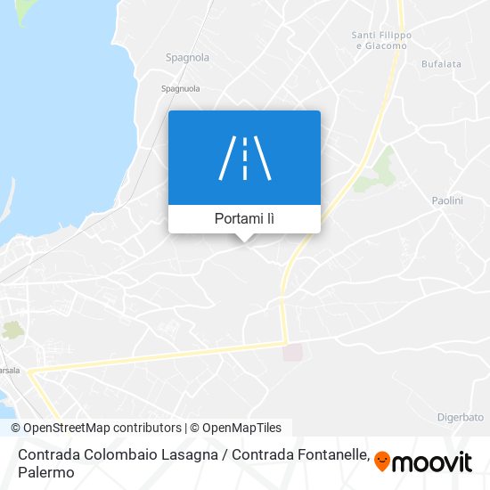 Mappa Contrada Colombaio Lasagna / Contrada Fontanelle