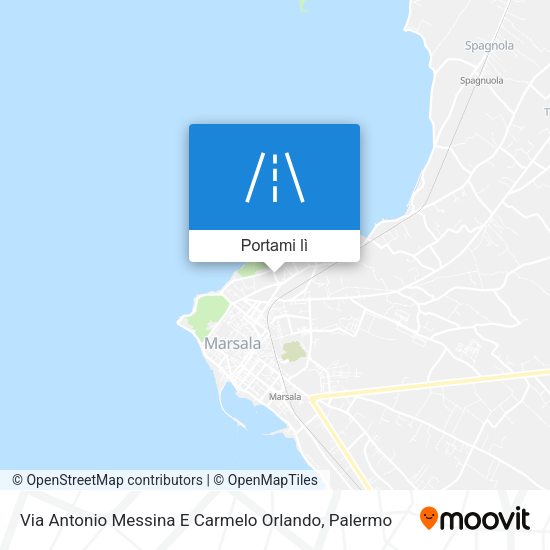 Mappa Via Antonio Messina E Carmelo Orlando