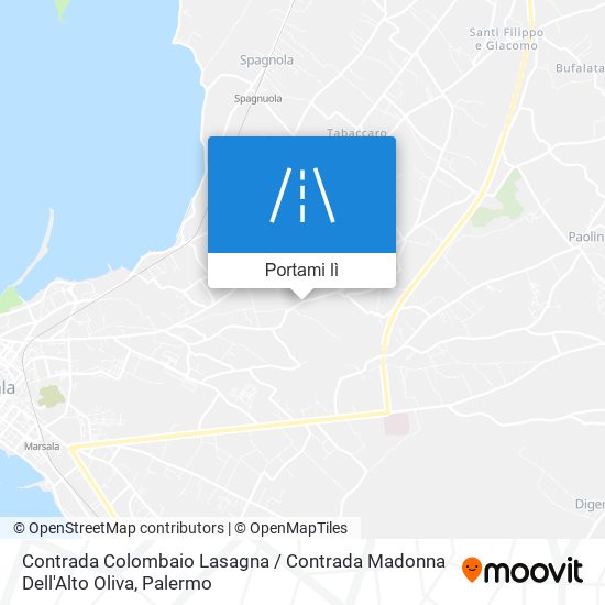 Mappa Contrada Colombaio Lasagna / Contrada Madonna Dell'Alto Oliva