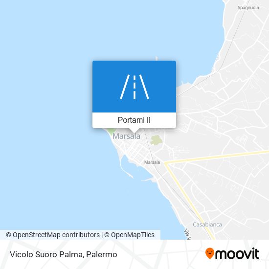 Mappa Vicolo Suoro Palma