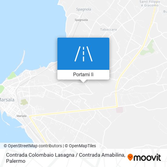 Mappa Contrada Colombaio Lasagna / Contrada Amabilina
