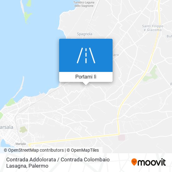 Mappa Contrada Addolorata / Contrada Colombaio Lasagna