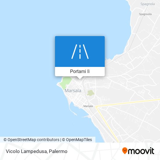 Mappa Vicolo Lampedusa