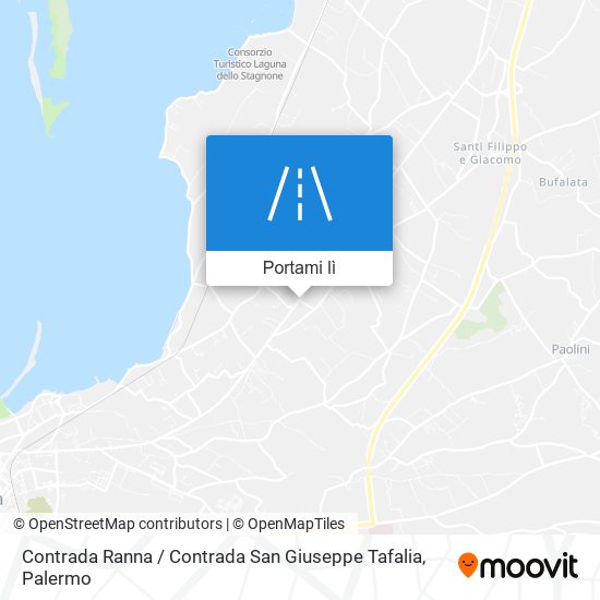 Mappa Contrada Ranna / Contrada San Giuseppe Tafalia