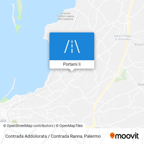 Mappa Contrada Addolorata / Contrada Ranna