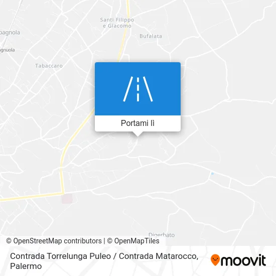 Mappa Contrada Torrelunga Puleo / Contrada Matarocco