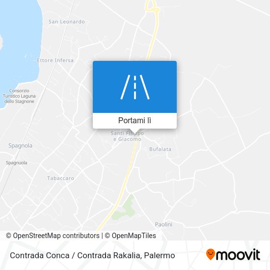 Mappa Contrada Conca / Contrada Rakalia