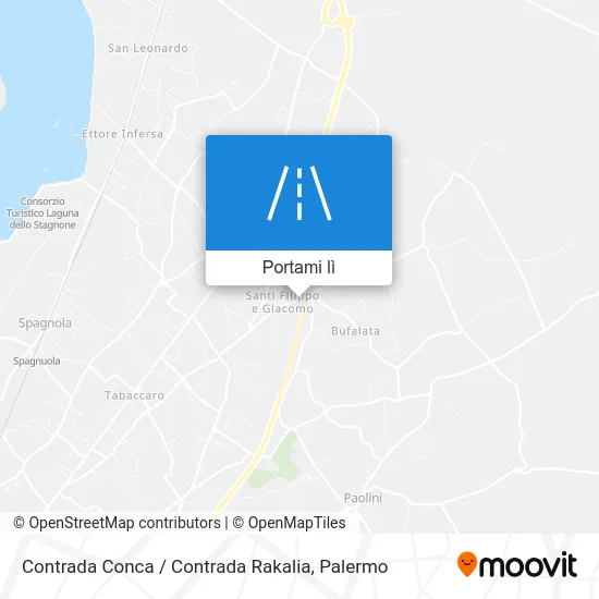 Mappa Contrada Conca / Contrada Rakalia