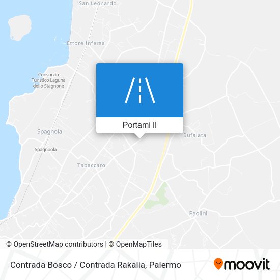 Mappa Contrada Bosco / Contrada Rakalia