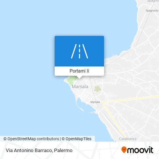 Mappa Via Antonino Barraco