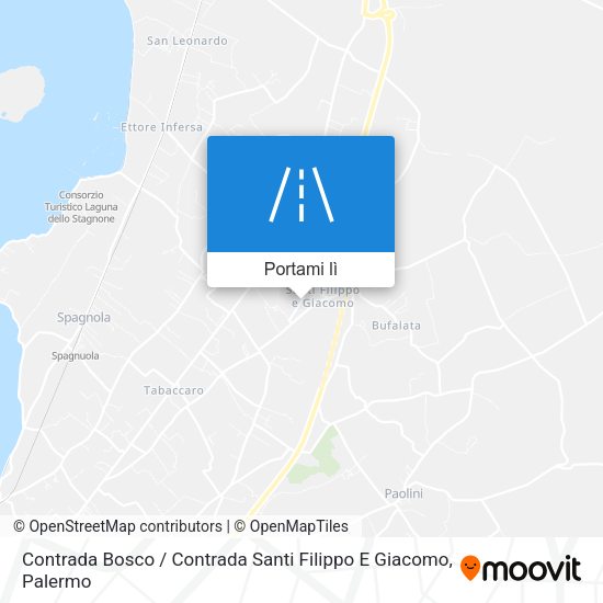 Mappa Contrada Bosco / Contrada Santi Filippo E Giacomo