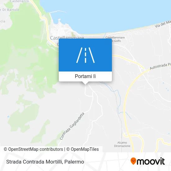 Mappa Strada Contrada Mortilli