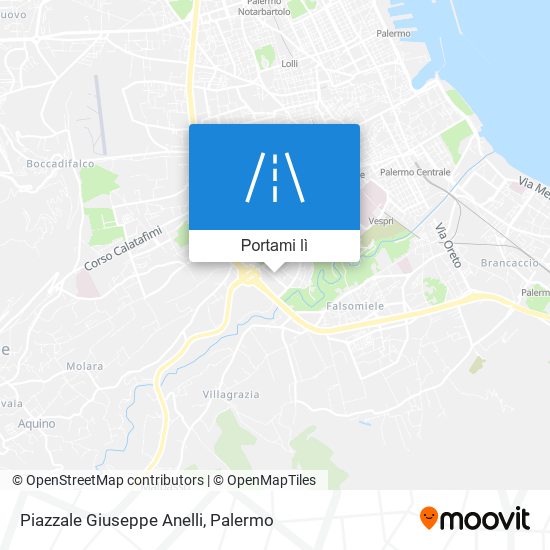 Mappa Piazzale Giuseppe Anelli