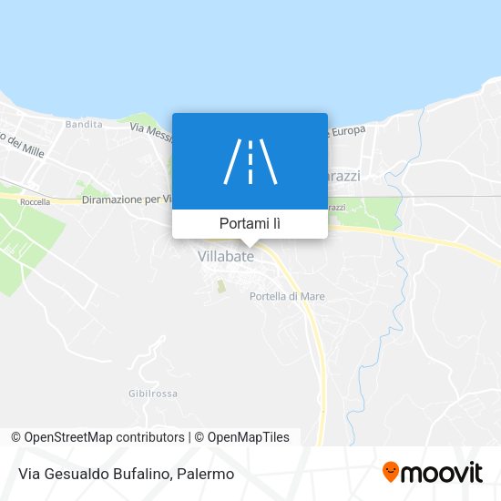 Mappa Via Gesualdo Bufalino