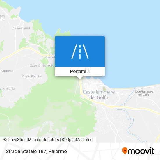 Mappa Strada  Statale  187