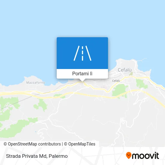 Mappa Strada Privata Md