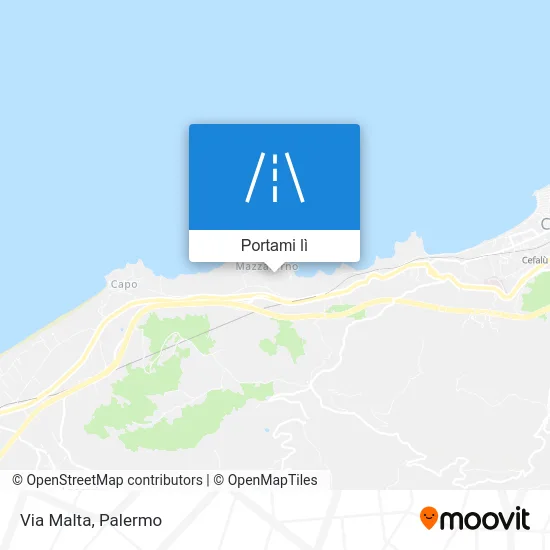Mappa Via Malta