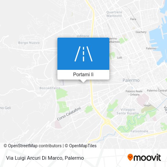 Mappa Via Luigi Arcuri Di Marco